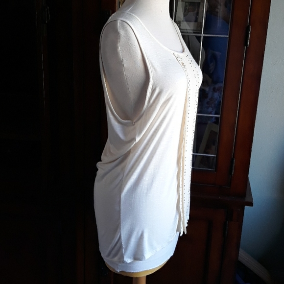 Calvin Klein Jeans Rhinestone Tank Top - Picture 3 of 5